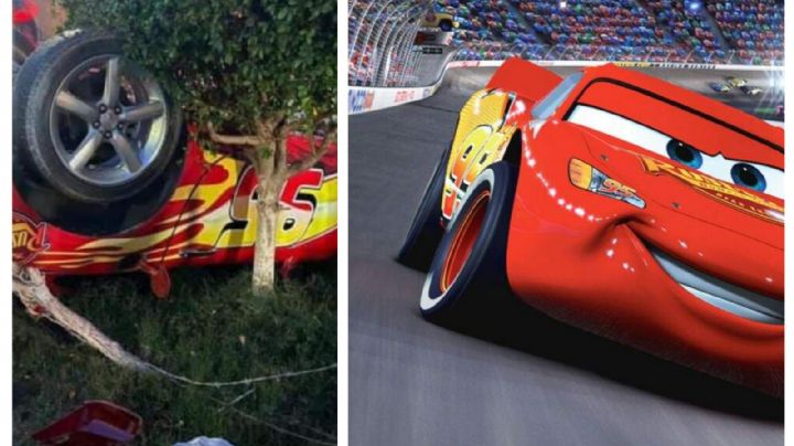 Vuelca 'El Rayo McQueen' en Sinaloa; termina destrozado | FOTOS
