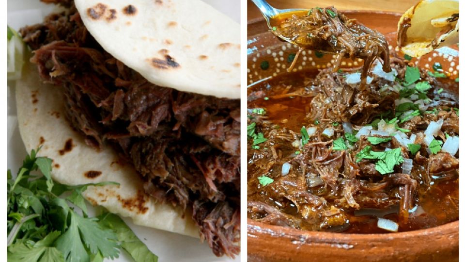 Barbacoa y birria, dos platillos de México que conquistan a todos.