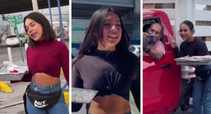 'Lady pays', la vendedora de postres en semáforos que enamora a conductores | VIDEO