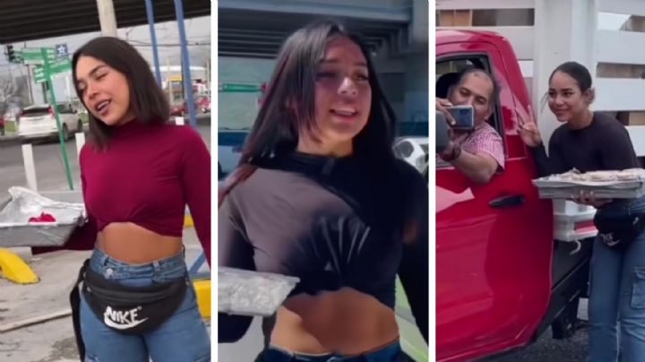 'Lady pays', la vendedora de postres en semáforos que enamora a conductores | VIDEO