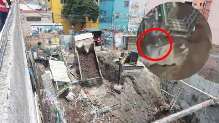 Filtran imágenes de derrumbe en la Cuauhtémoc y causan terror | VIDEO