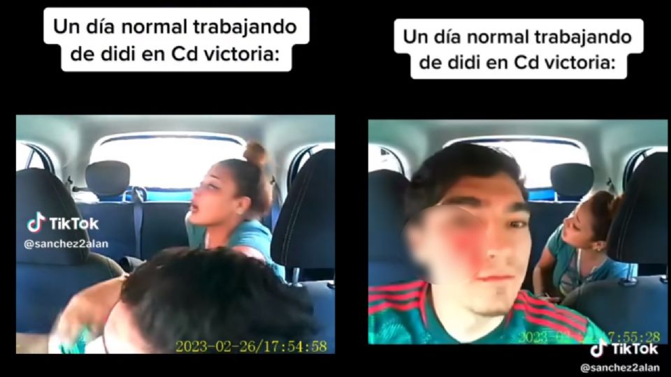 A pesar de explicársele que era conductor de Didi, el amante celoso arremetió contra el joven