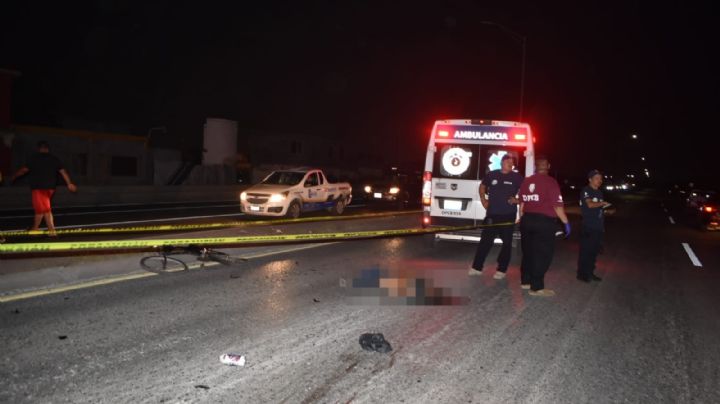 Nuevo Laredo: Ciclista atropellado sobre Carretera Aeropuerto; no respetó el alto