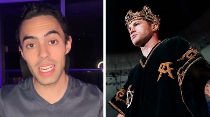 Joven pagó mucho dinero para ver al 'Canelo'; le tocó una estructura frente a su asiento | VIDEO