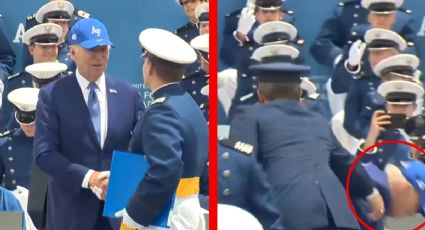 Joe Biden pierde el equilibrio nuevamente y se cae en evento de Estados Unidos | VIDEO