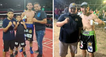 Brillan 'Gallito' Vaquera y 'Zurdo' Hinojosa de Nuevo Laredo en Noches de Boxeo