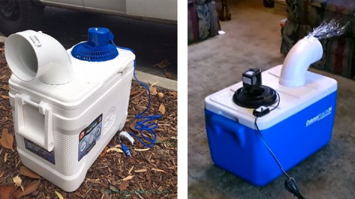 Ola de calor: construye un aire acondicionado barato con una hielera