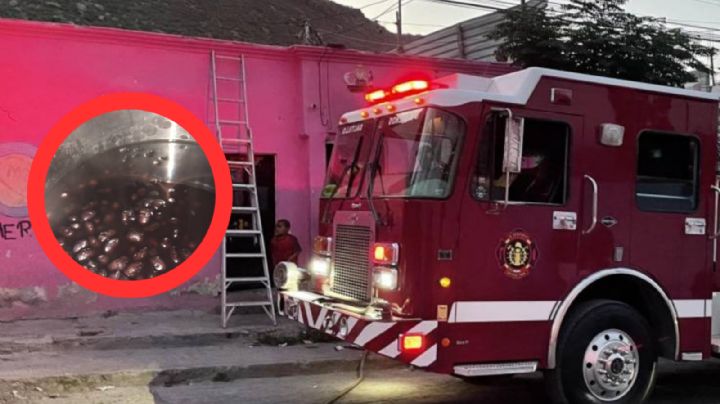Calentaba sus frijoles en chimenea de leña; incendia su casa y pierde todo
