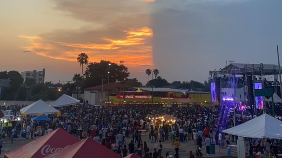 El cielo dividido en Nuevo Laredo