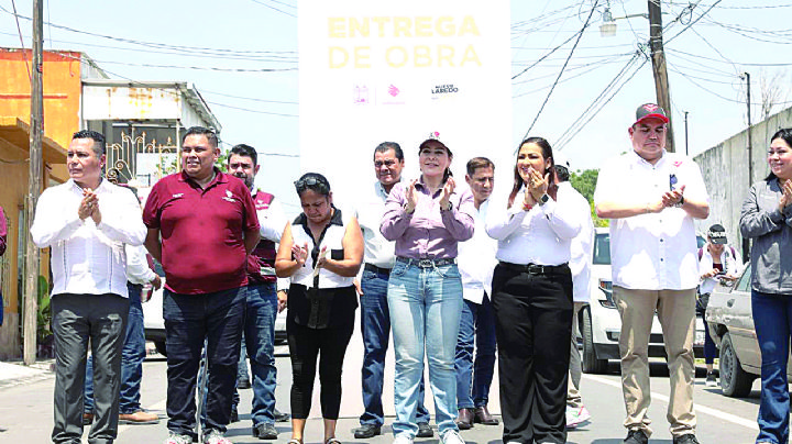 Recarpetean 30 cuadras en cinco colonias de Nuevo Laredo