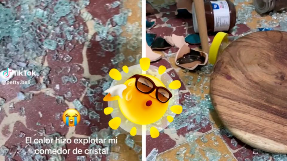 ¡Insoportable calor! Al parecer las altas temperaturas también afectan los muebles de nuestra casa