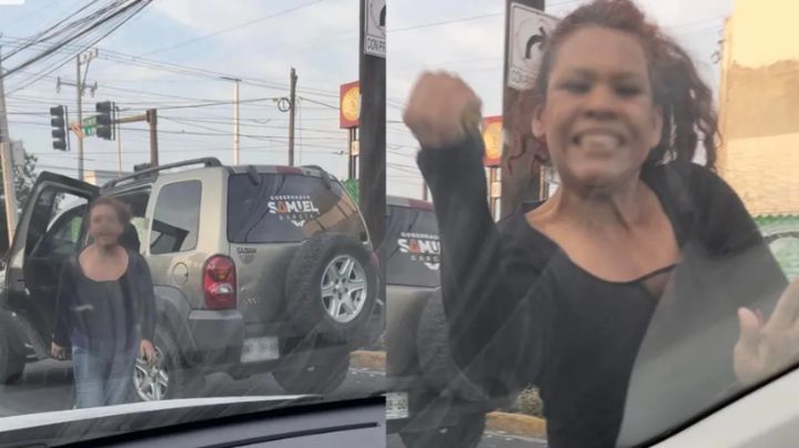 Mujer agrede a conductora con un desarmador por haberle tocado el claxon | VIDEO