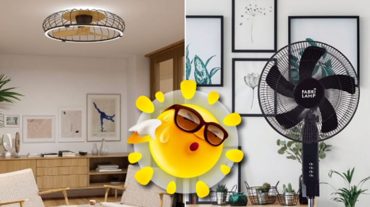 Ola de calor: ¿Qué ventilador refresca más, el de pedestal o el de techo?