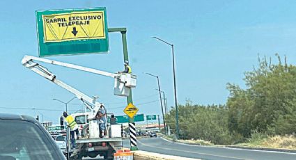 Instalan Telepeaje en carril del Puente Internacional  2