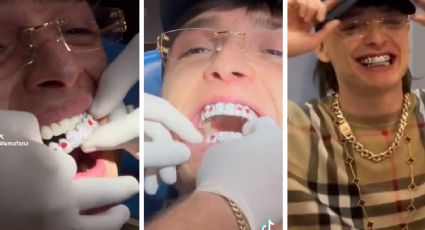 Peso Pluma presume dentadura de diamantes y recibe críticas; ¿cuánto invirtió? | VIDEO