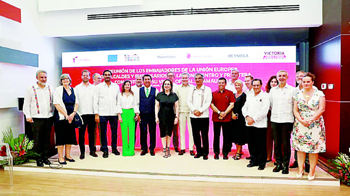Exponen ventajas competitivas de Tamaulipas a Embajadores de la UE