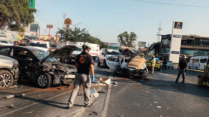 Momento exacto del accidente en Garza Sada en Monterrey  | VIDEO