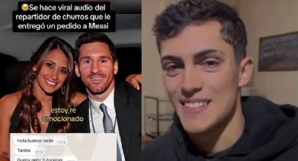 Vendedor de churros lleva pedido a una casa...¡era la de Messi! | VIDEO