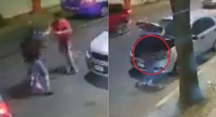 Ladrón llora al ser golpeado en su intento de robo | VIDEO