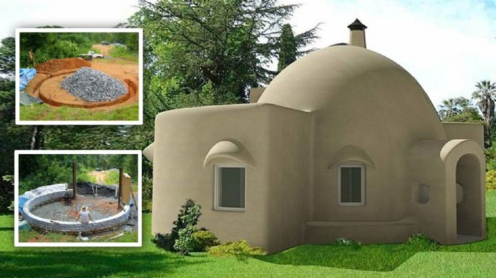 Casa de costales de tierra, la mejor contra las altas temperaturas... ¡y la más barata!