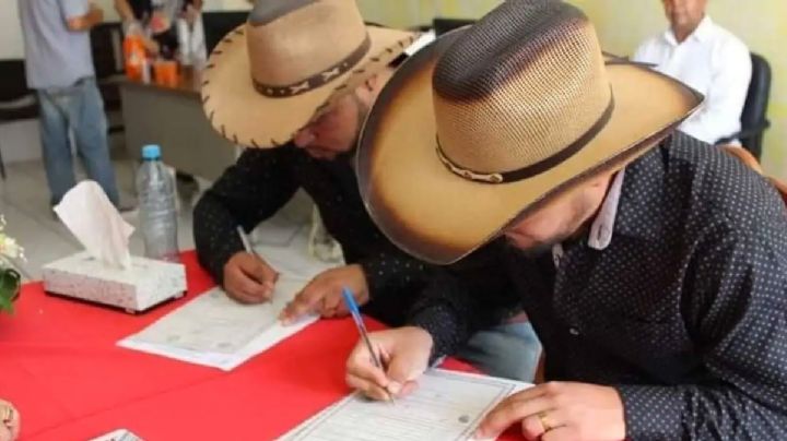 Empezaron como amigos, se hicieron compadres y ahora son esposos