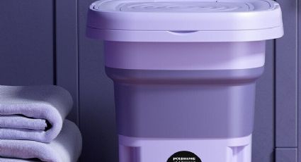 Mini lavadora portátil plegable; cuánto cuesta y dónde la venden