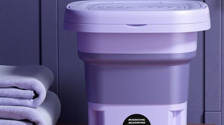 Mini lavadora portátil plegable; cuánto cuesta y dónde la venden