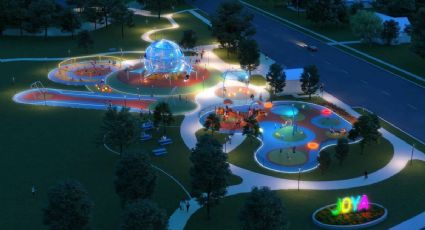 Este parque de juegos en Texas será una 'Joya' nocturna; brillará en la oscuridad