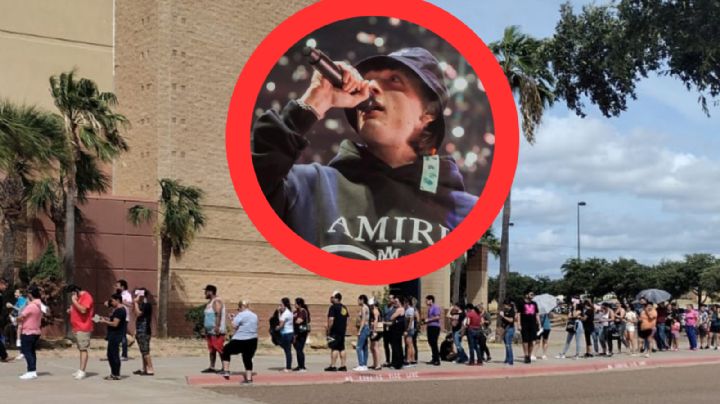 Fans de Peso Pluma hacen largas filas para comprar sus boletos en Laredo, Texas | VIDEO