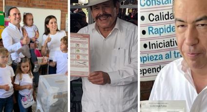 Así fue como candidatos a gobernador en Coahuila emitieron su voto