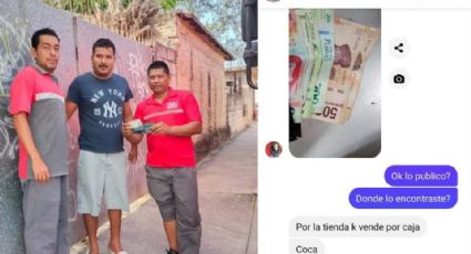 Repartidores encuentran una cartera con dinero y se la devuelven a su dueño; se viralizan