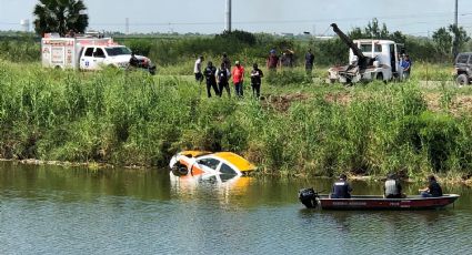 Taxista muere ahogado; cae su unidad al canal Anzaldúas