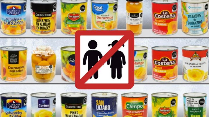 Profeco: estas latas de fruta en almíbar no son aptas para niños