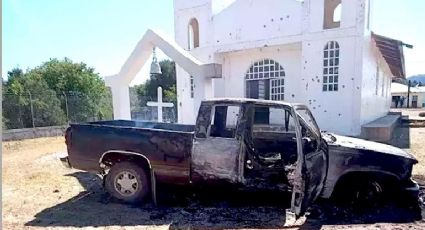 Intensa balacera deja iglesia destrozada, un decapitado y 700 casquillos percutidos en Guachochi