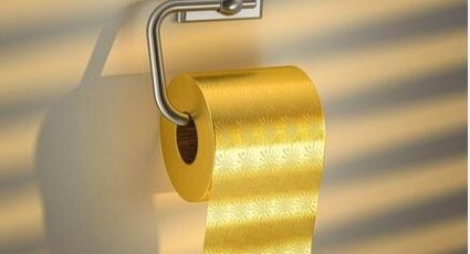 ¿Sabías que existe papel higiénico con fibras de seda y oro?; ¿quienes lo usan?