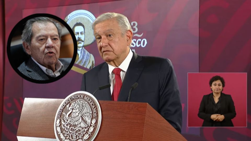 El presidente mexicano reconoció la trayectoria política del fundador del PRD