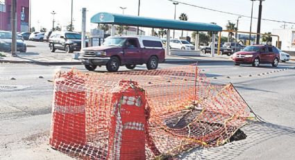 Cerrarán temporalmente la avenida Tecnológico para reparar socavón