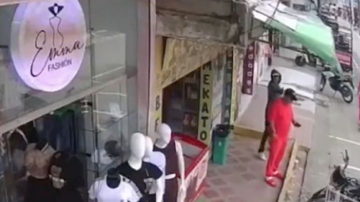 Se salva hombre de muerte segura; falla arma de sicario | VIDEO