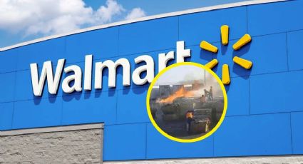 Se incendia centro de distribución de Walmart en la Carretera Nacional | VIDEO