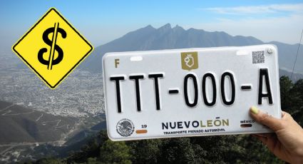 Esto deberás pagar por las nuevas placas en Nuevo León