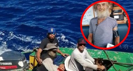 Así rescató buque mexicano a náufrago; llevaba 3 meses en altamar con su perro