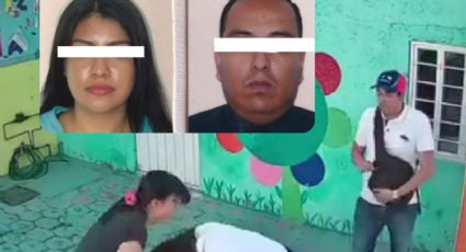 Arrestan a padres de familia que agredieron a maestra de kínder frente a su niño