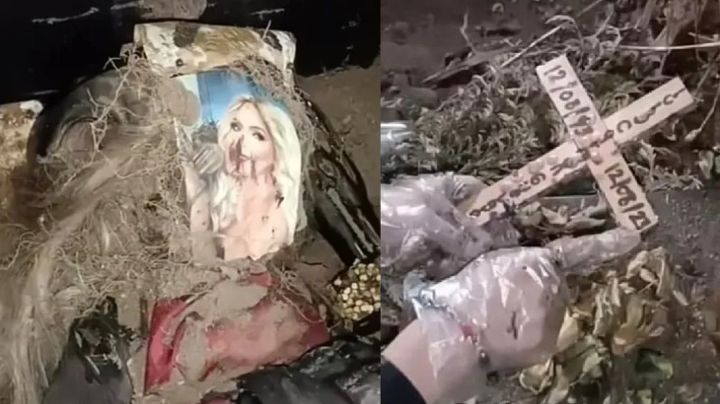 Hallan supuesta brujería a Wendy Guevara en un panteón