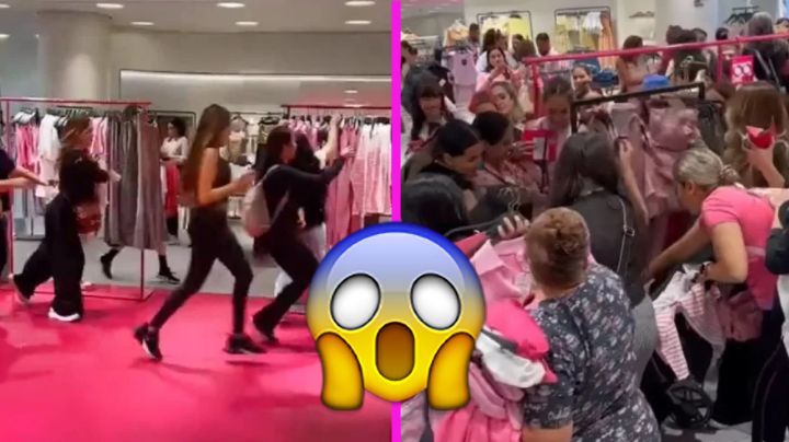 Clientas pelean por ropa de colección de Barbie en tienda Zara de Jalisco | VIDEO