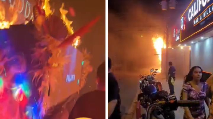 '¡Nos estábamos ahogando!': así comenzó el incendio en bar de Sonora | IMÁGENES SENSIBLES