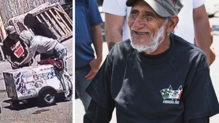 Asaltan a abuelito de 80 años que vendía paletas de hielo; ciudadanía le reúne 30 mil dólares | VIDEO