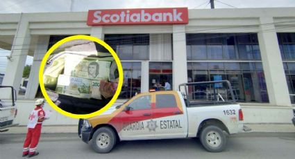 Banco Scotiabank es asaltado por hombre armado; huye con botín | VIDEO