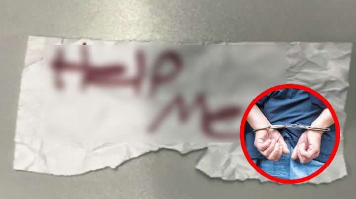 Rescatan a niña de 13 años secuestrada gracias a una nota de auxilio