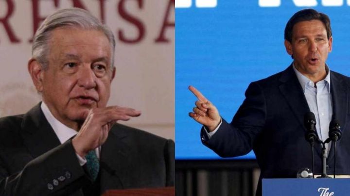 AMLO se pronuncia en contra de Ron DeSantis por leyes antimigrantes