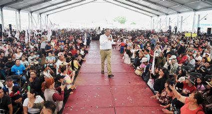 Adán Augusto López ofrece “convertir la esperanza en una hermosa realidad”